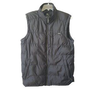 Empyre Mens Black Puffer Vest Full Zip Pockets XL Fall Winter Skate Zumiez Style